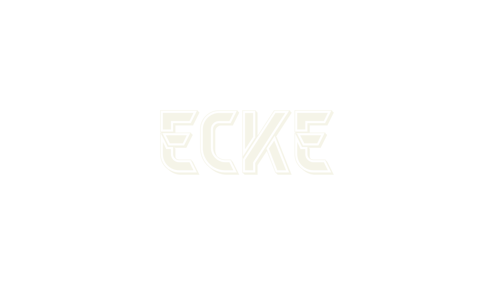 Ecke, retro font preview