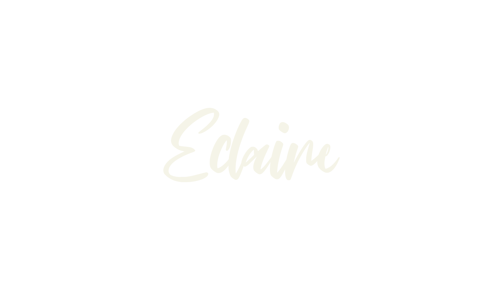 Eclaire, calligraphy font preview