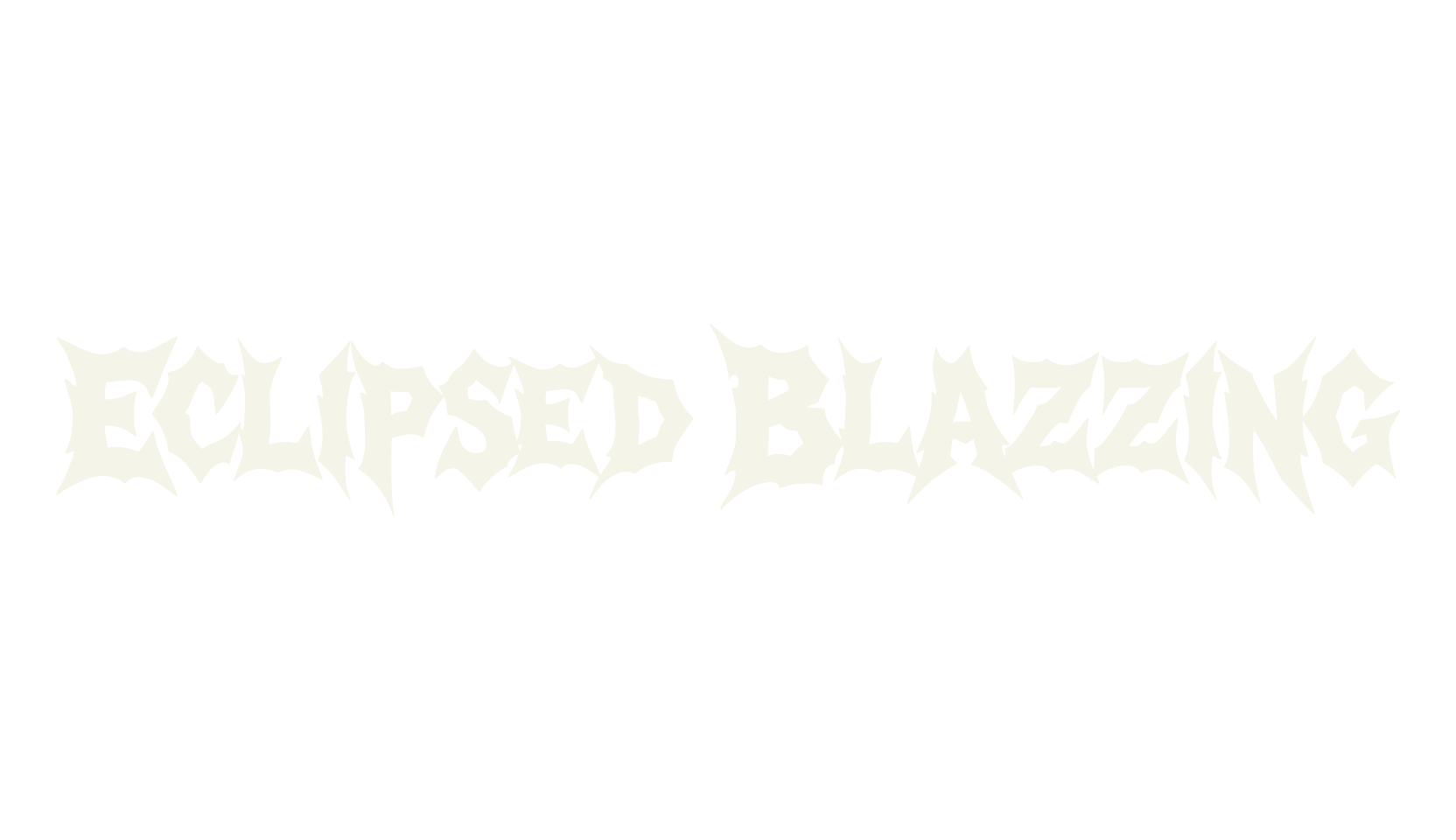Eclipsed Blazzing, metal font preview