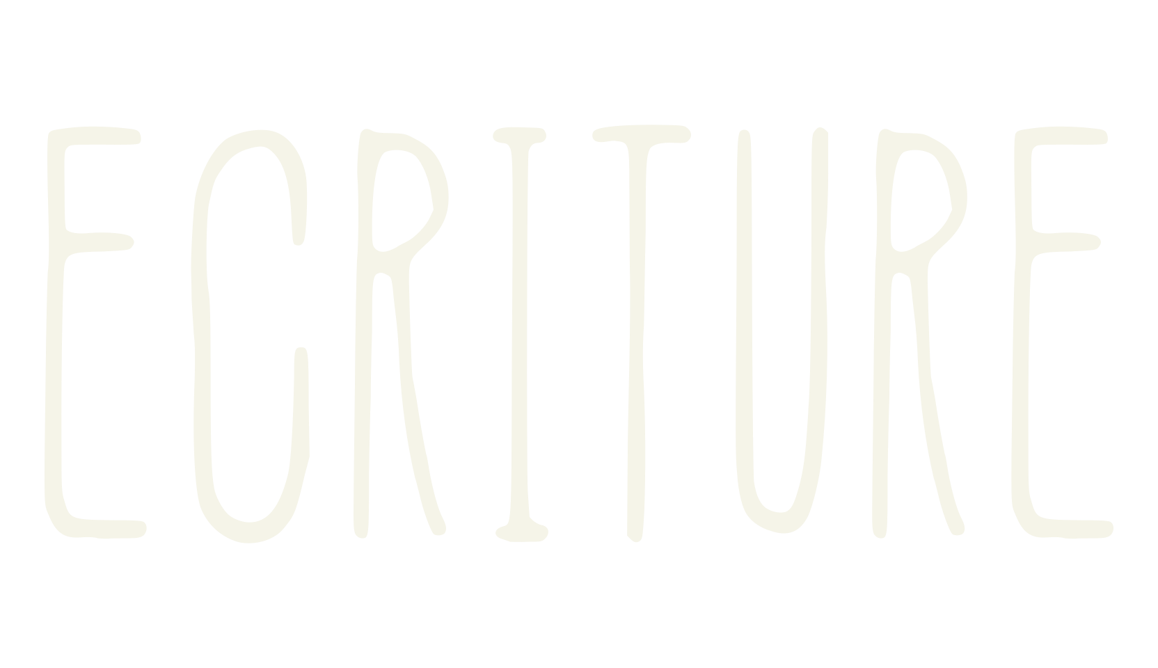 Ecriture, tall font preview