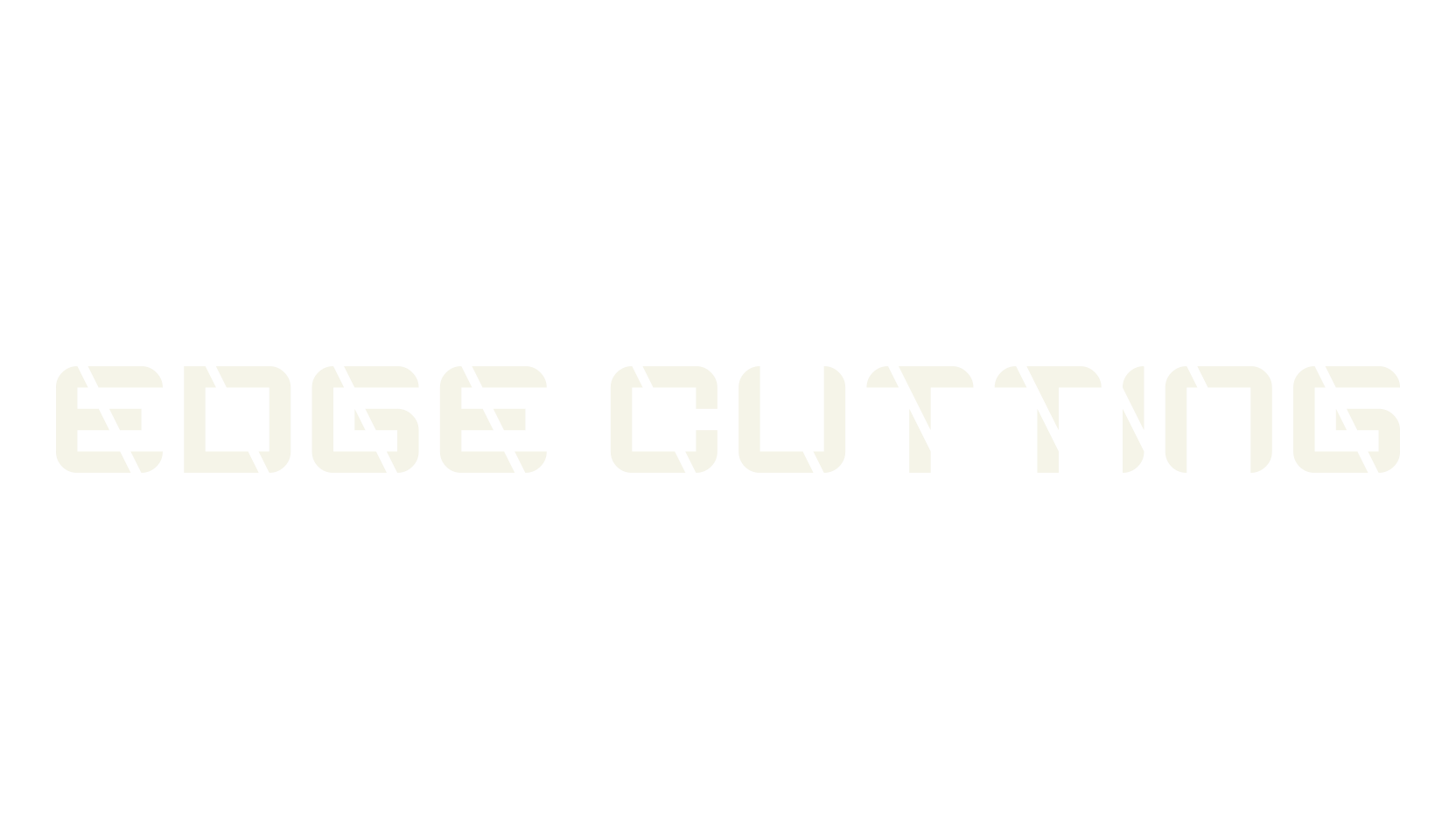 Edge Cutting, display market font preview