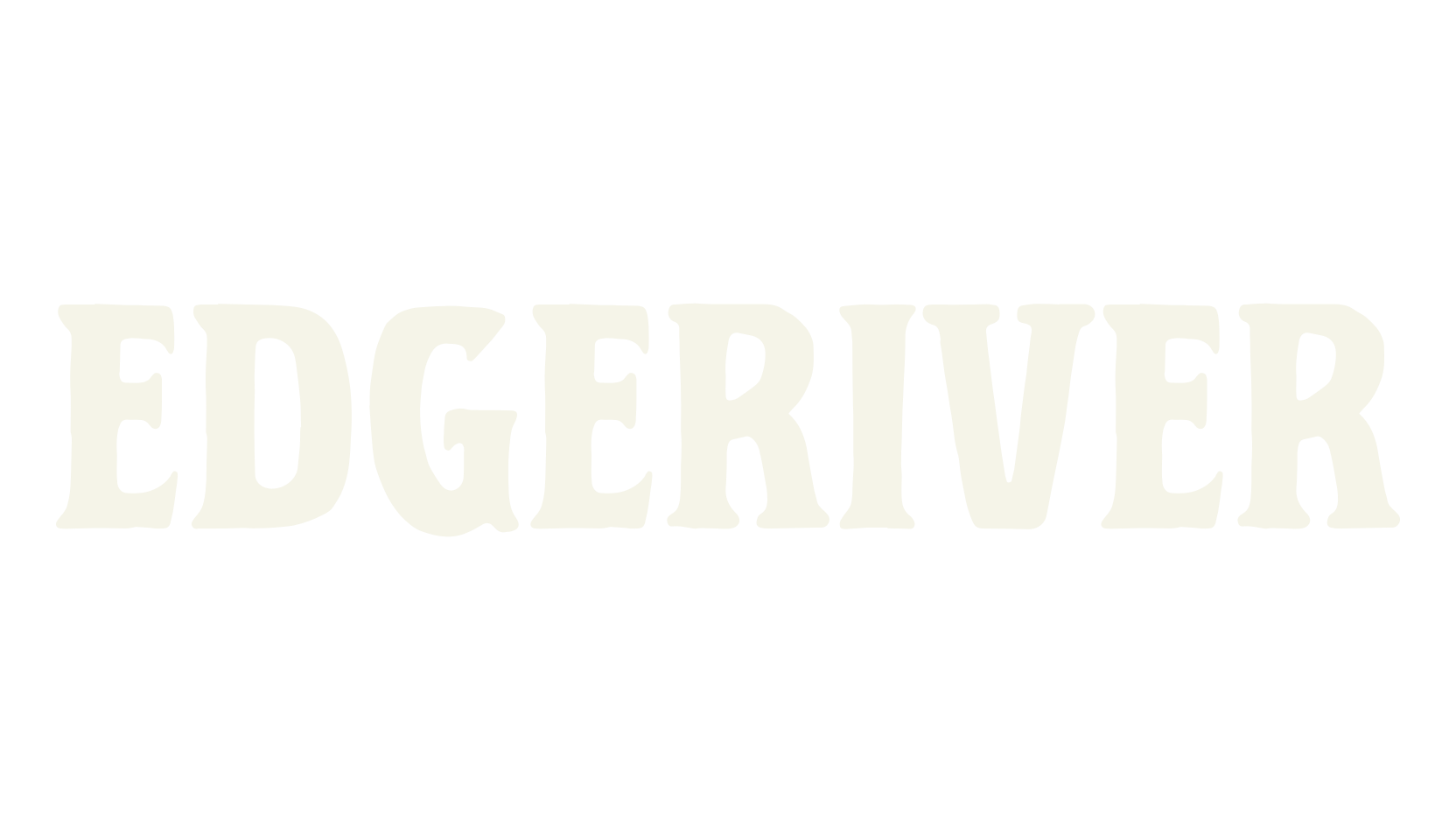 Edgeriver, sans font preview