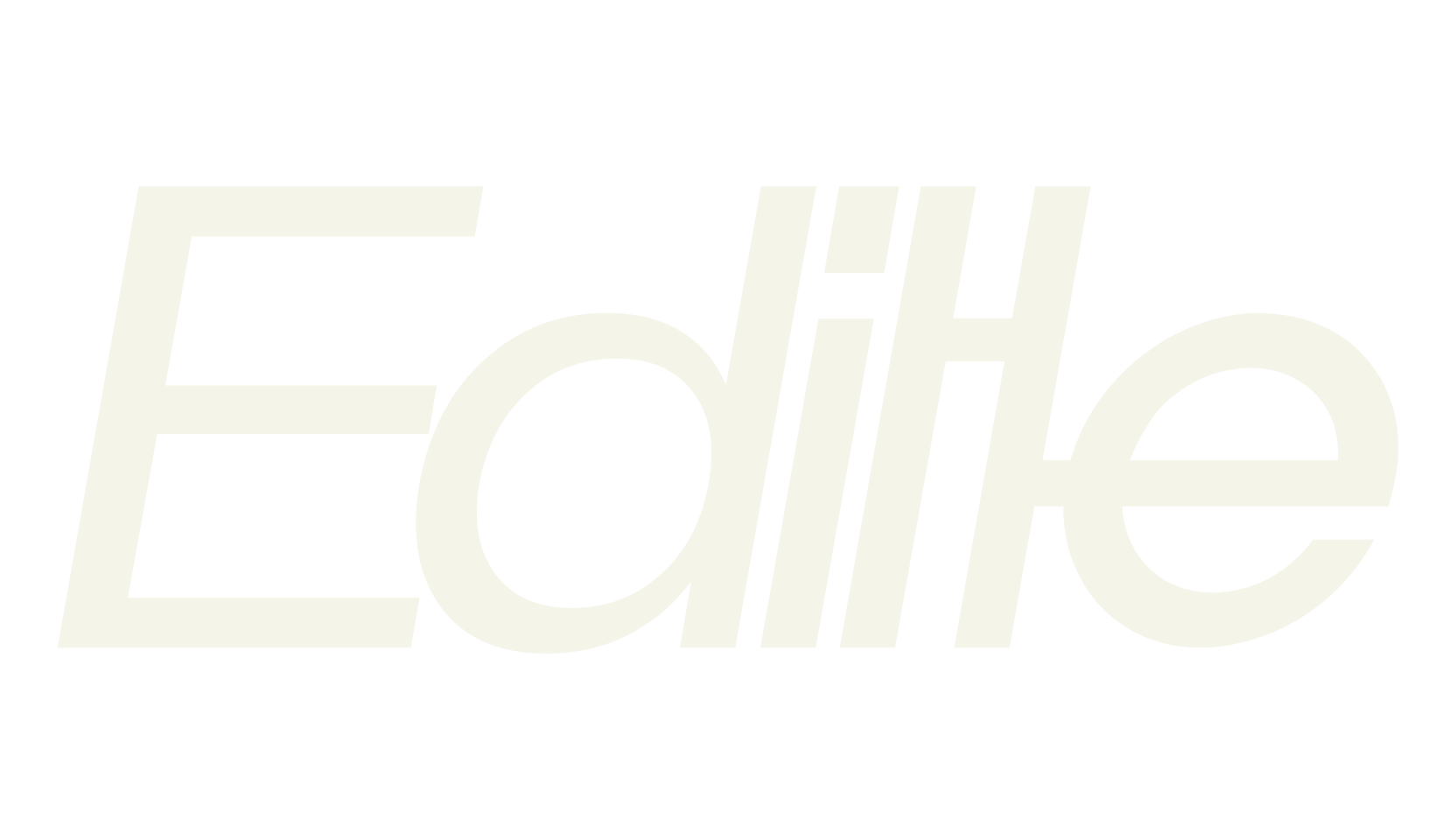 Editle, geometric font preview