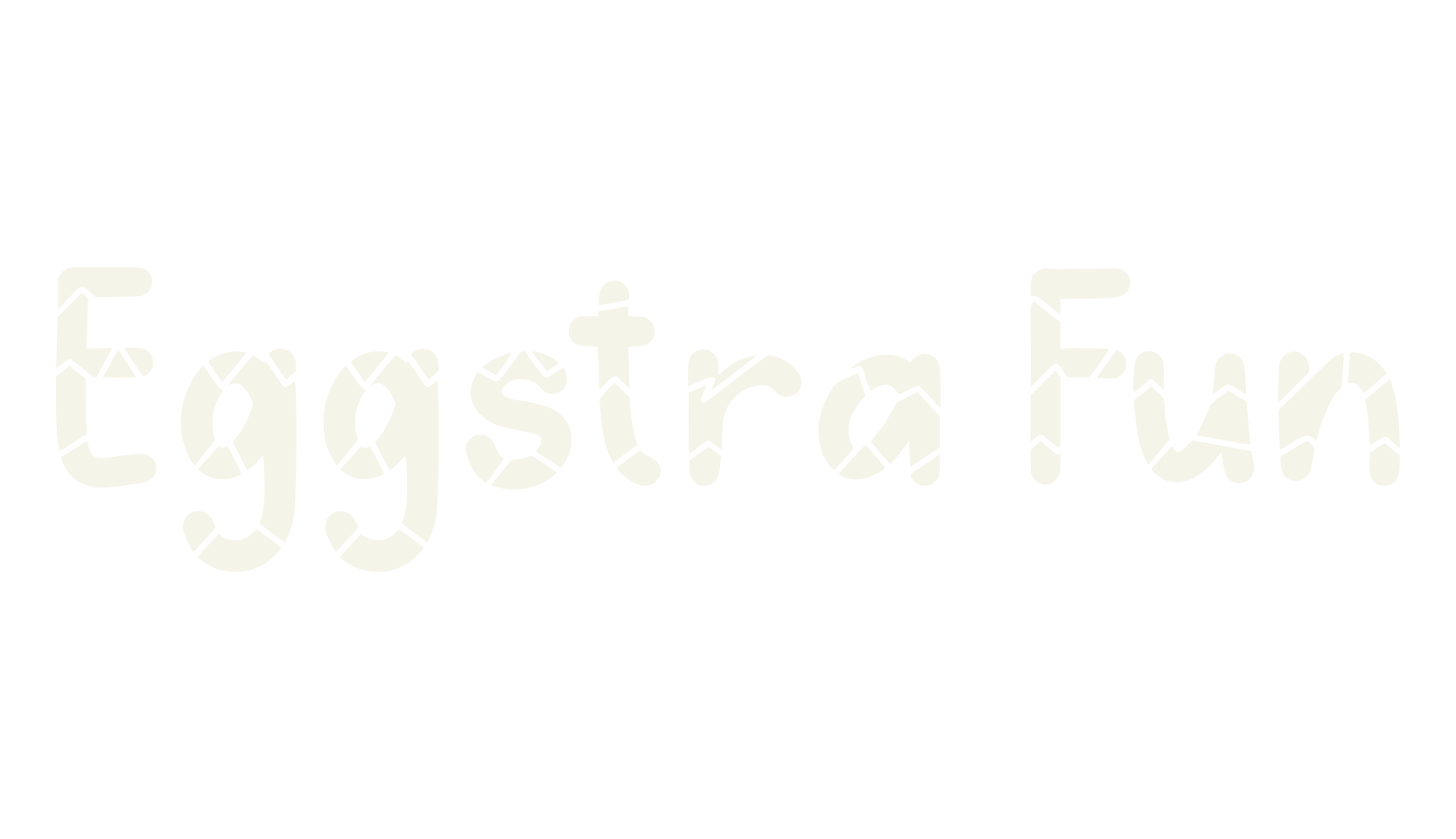 Eggstra Fun, easter font preview