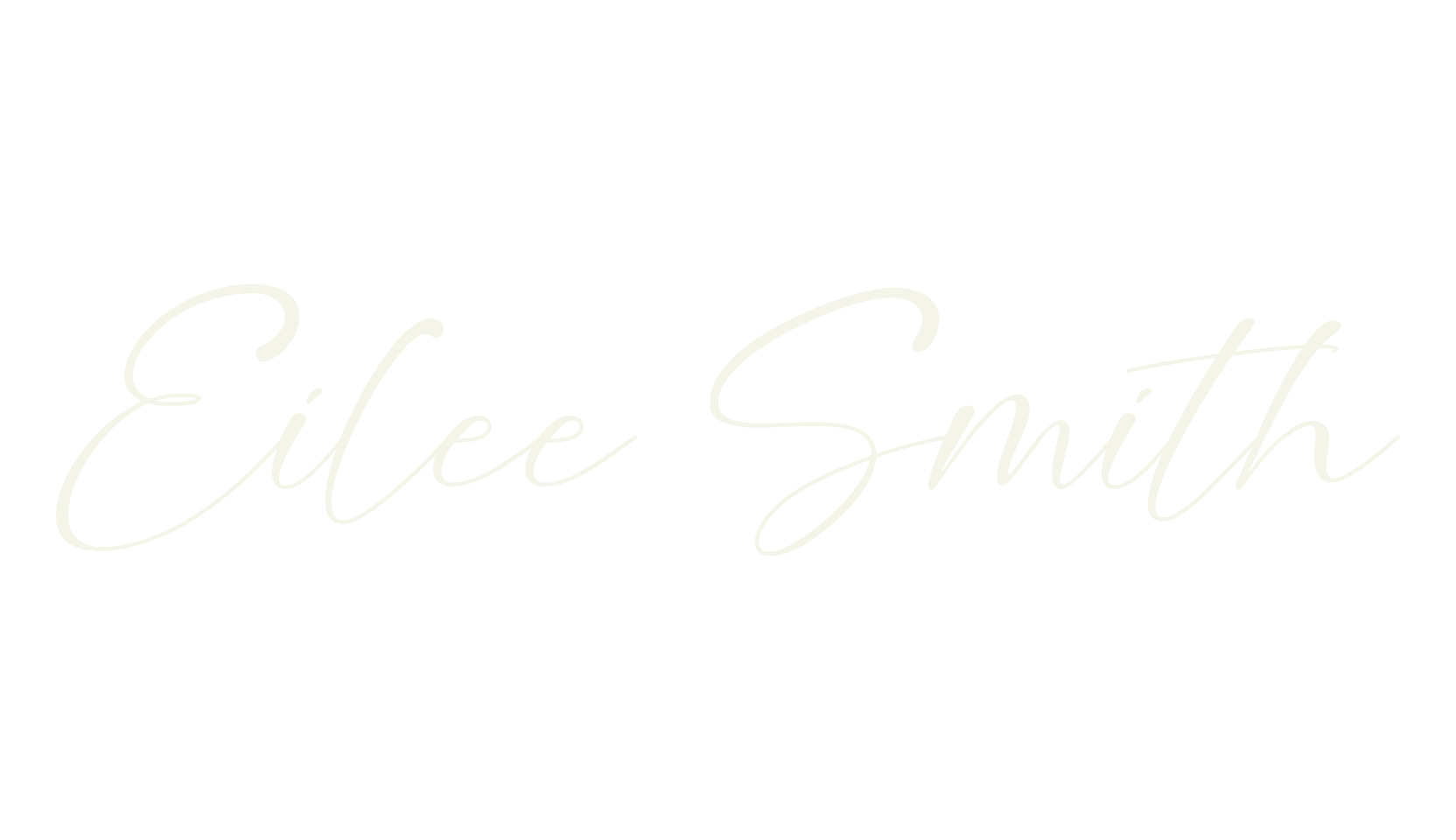 Eilee Smith, script font preview