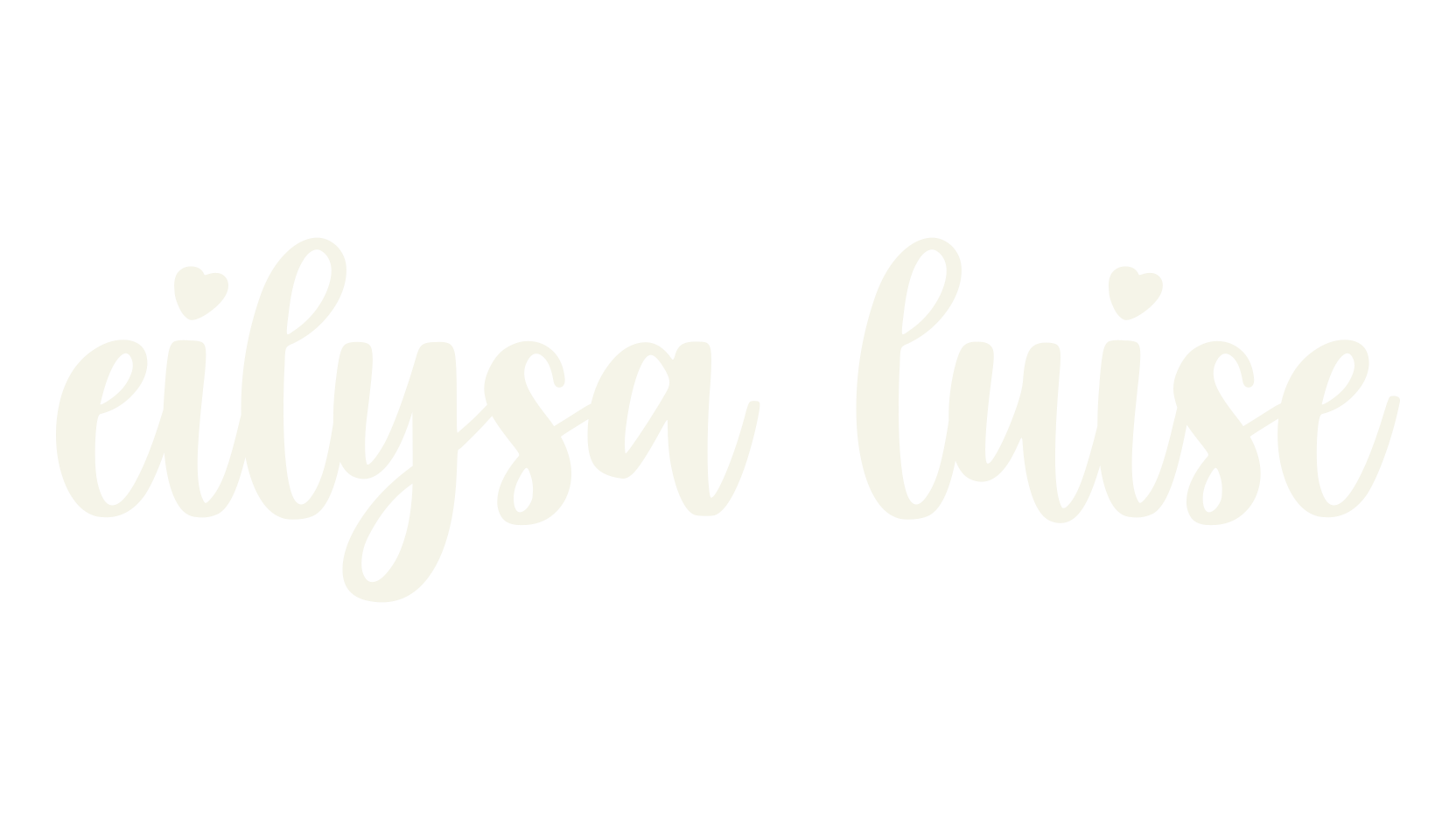 eilysa luise, heart font preview