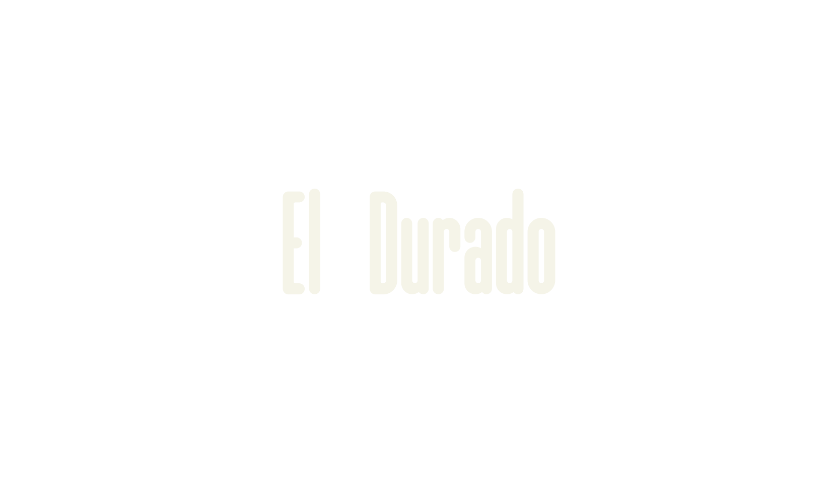 El Durado, condensed font preview