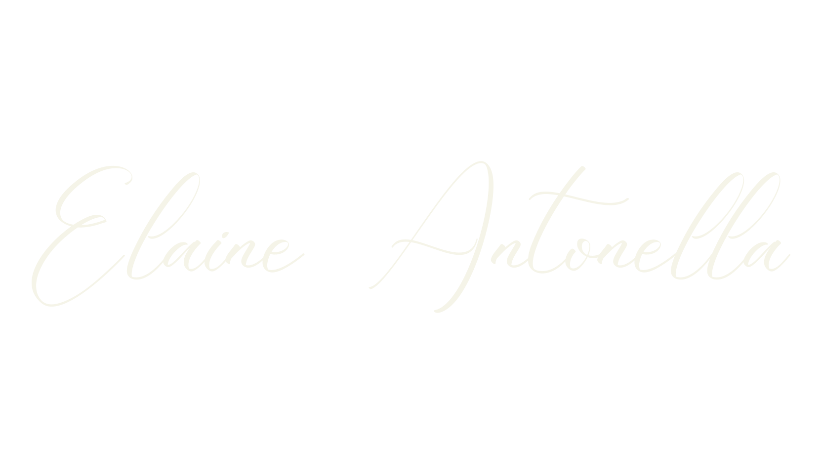 Elaine Antonella, calligraphy font preview