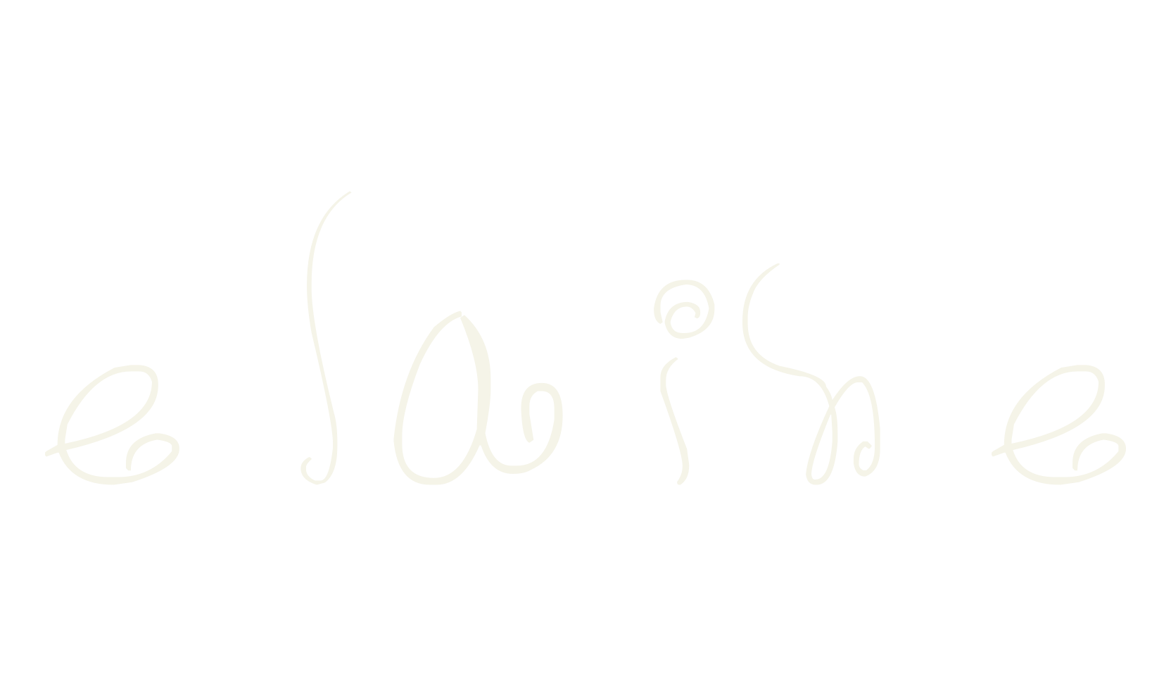 elaine, cursive font preview