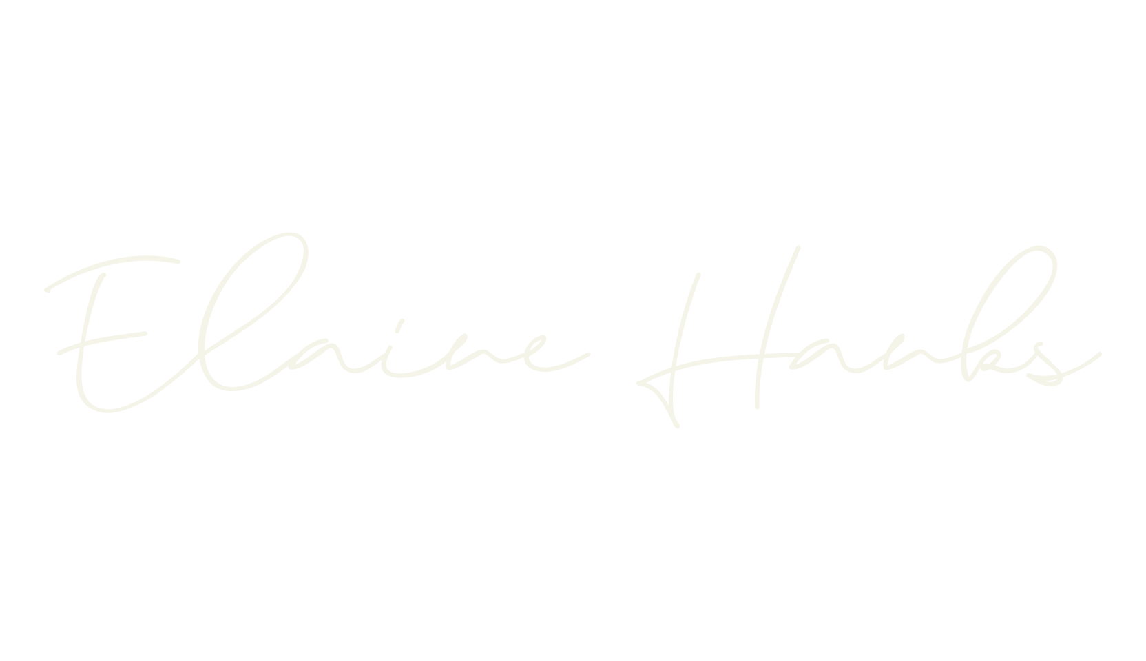 Elaine Hanks, thin font preview