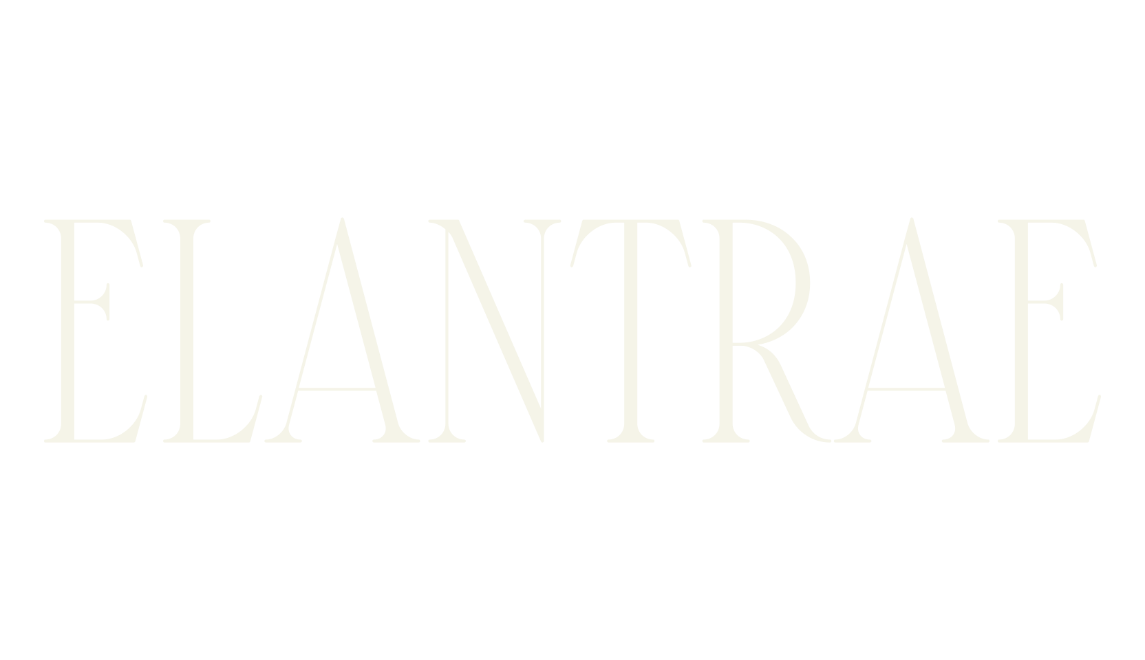 Elantrae, serif font preview