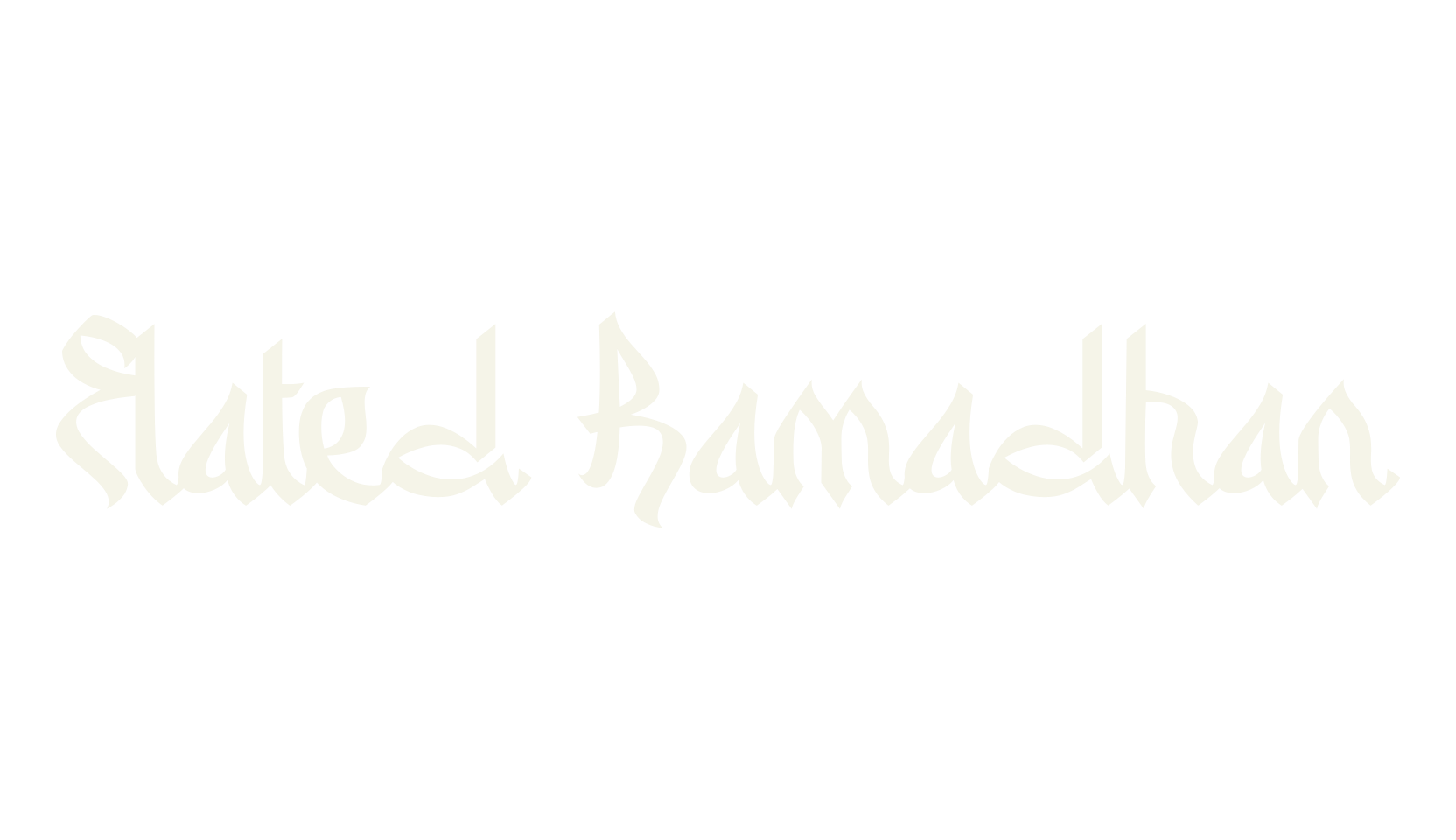 Elated Ramadhan, arabic font preview