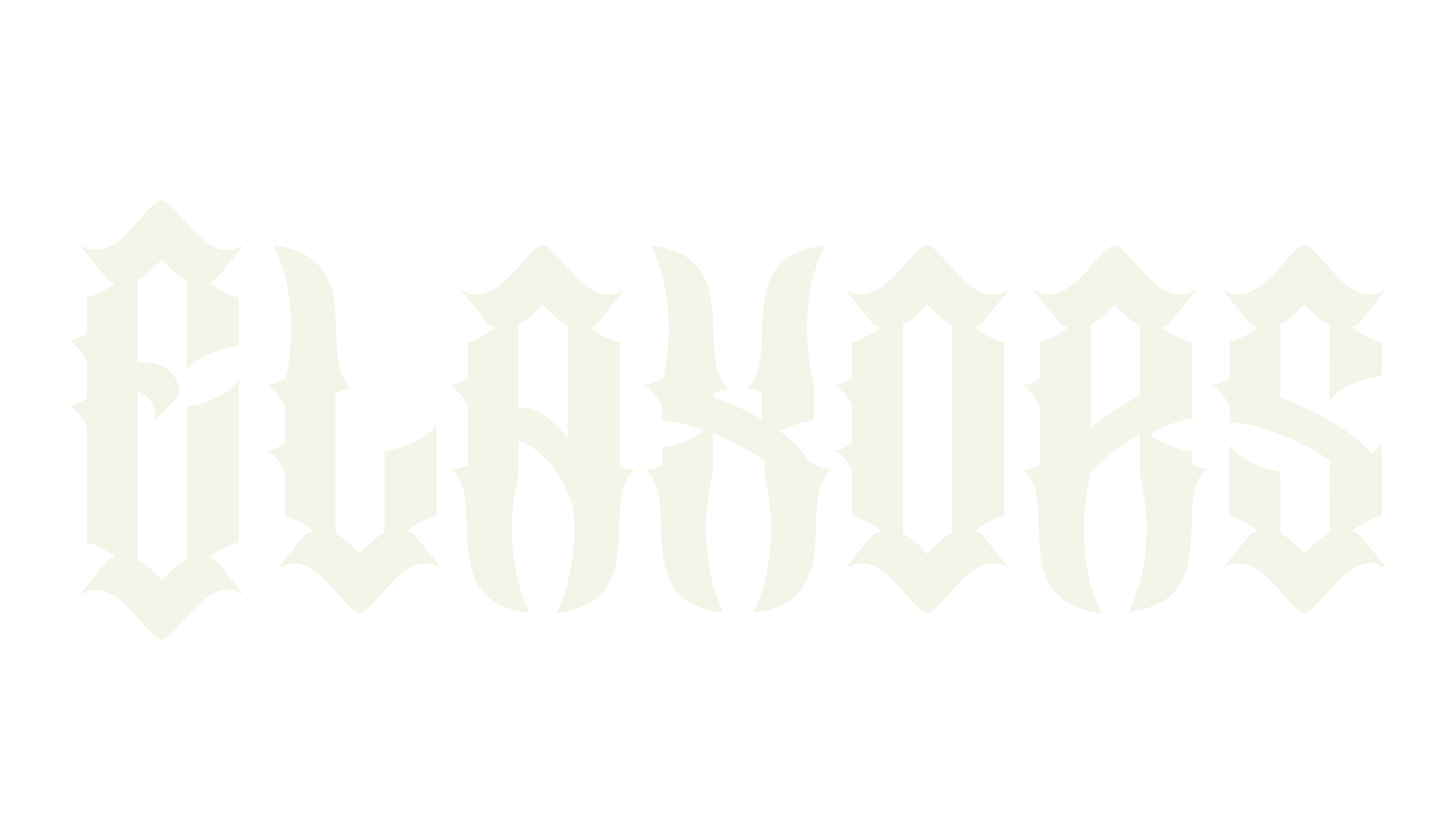 Elaxors, old english font preview
