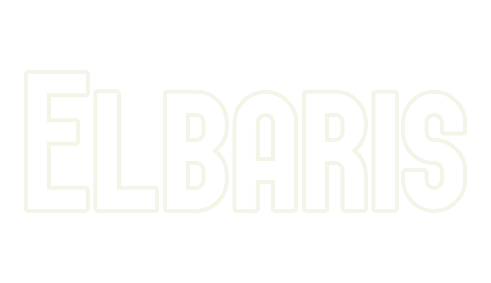 Elbaris, display font preview