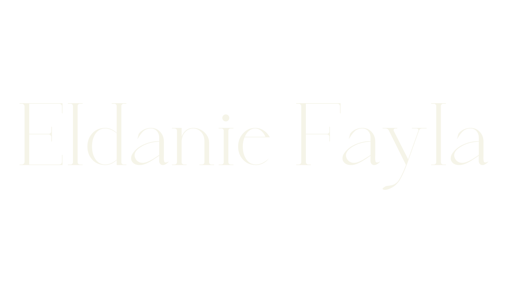Eldanie Fayla, sans serif font preview