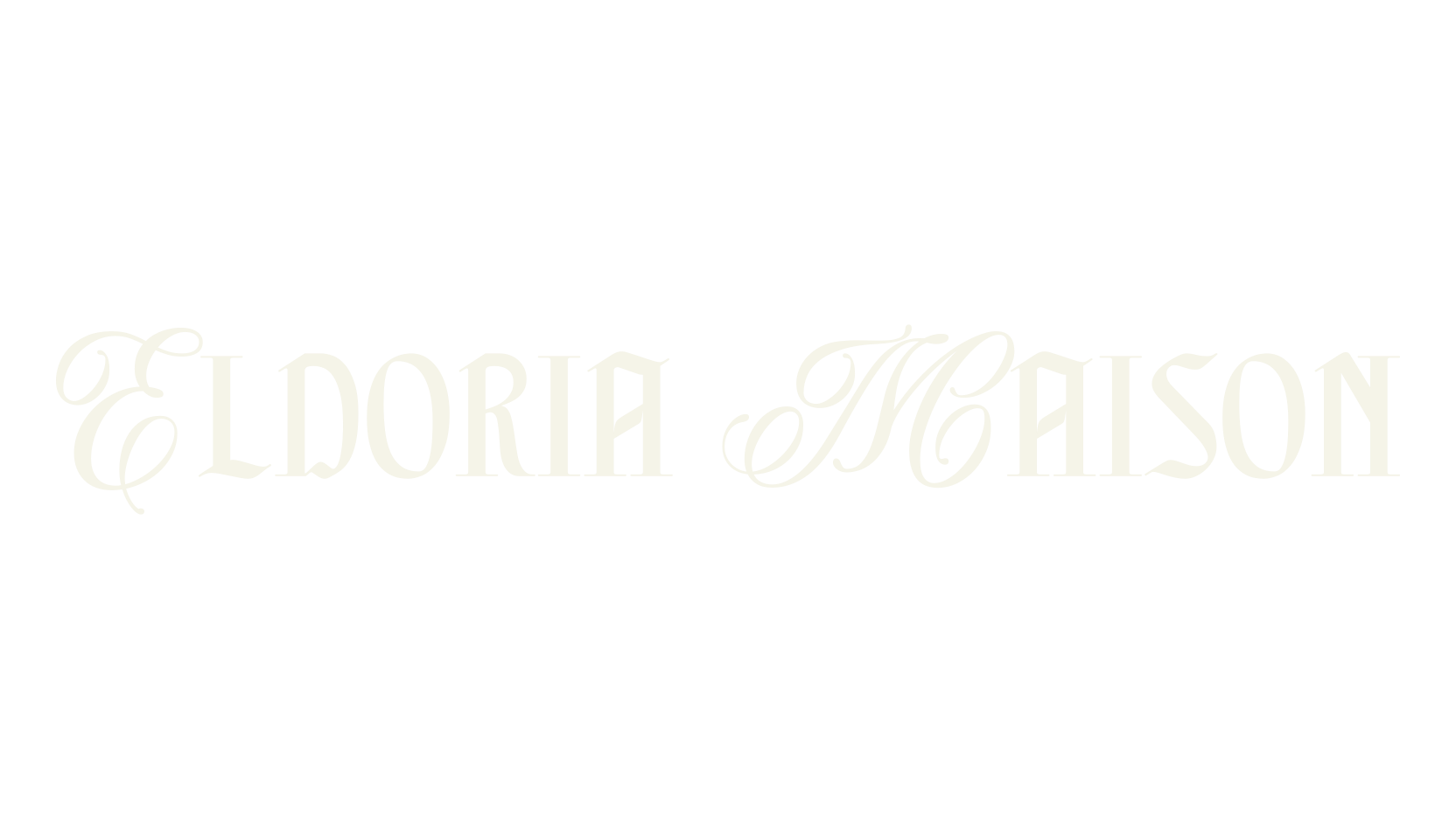 Eldoria Maison, display market font preview