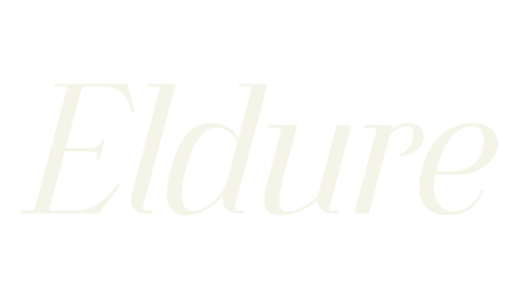 Eldure, serif font preview