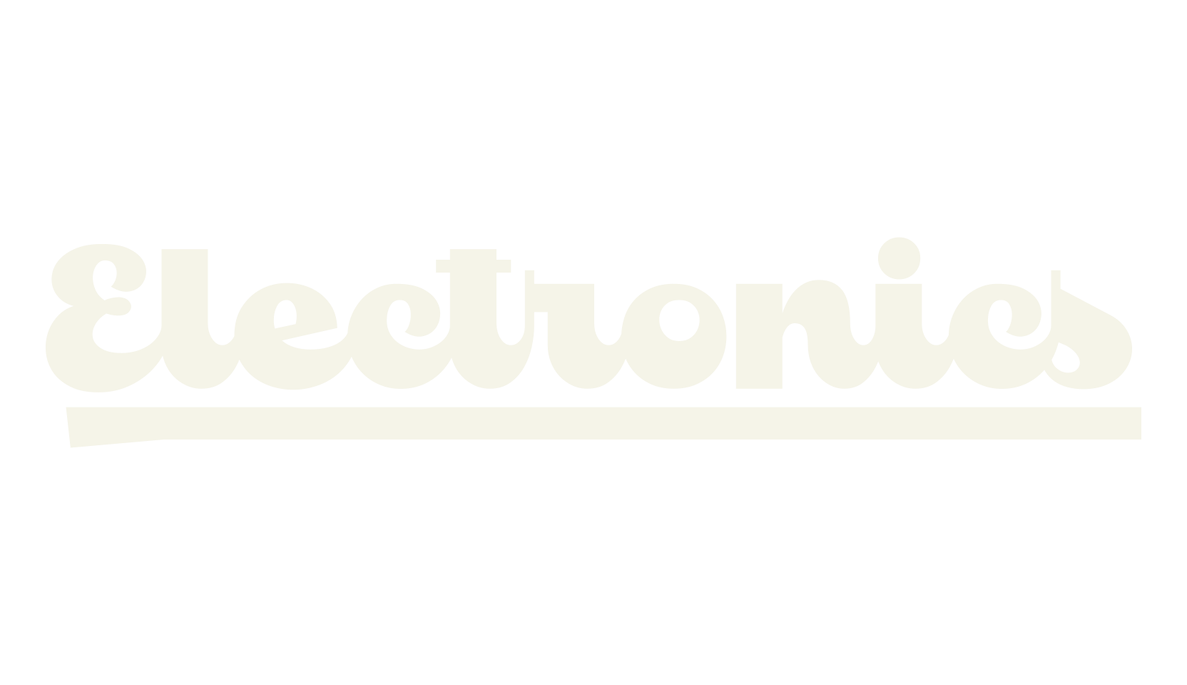 Electronics, fashion script font preview