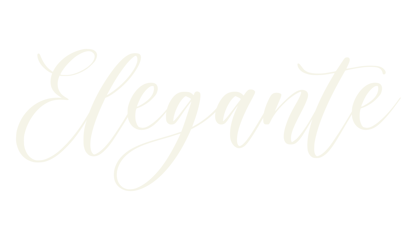 Elegante, fashion script font preview