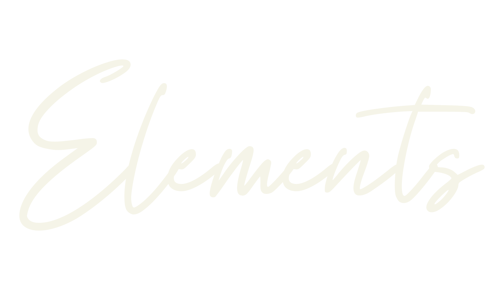 Elements, handwritten font preview