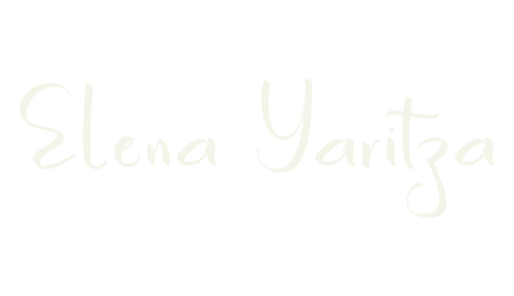 Elena Yaritza, calligraphy font preview