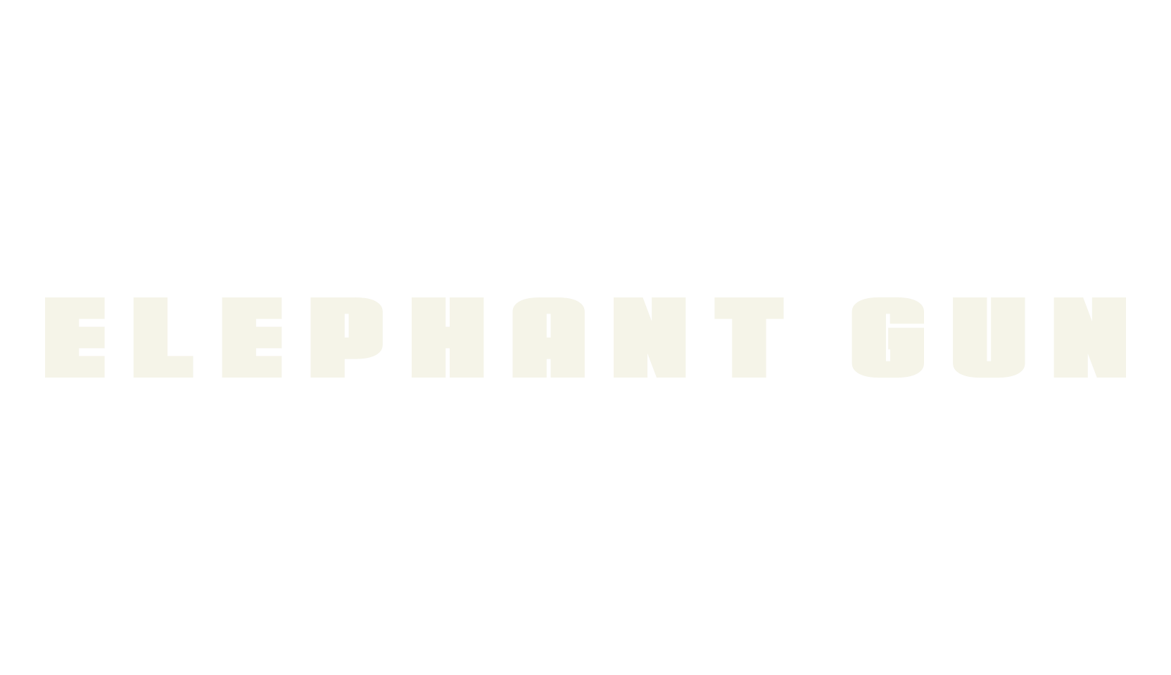 Elephant Gun, sans font preview
