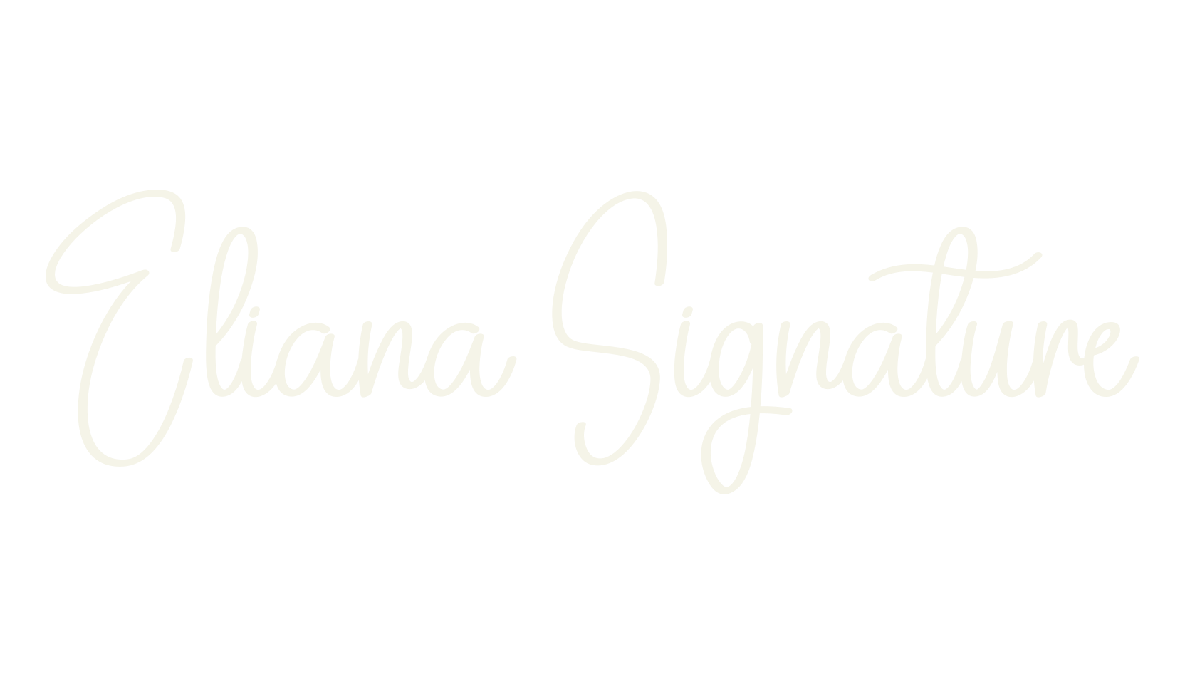 Eliana Signature, handwriting font preview