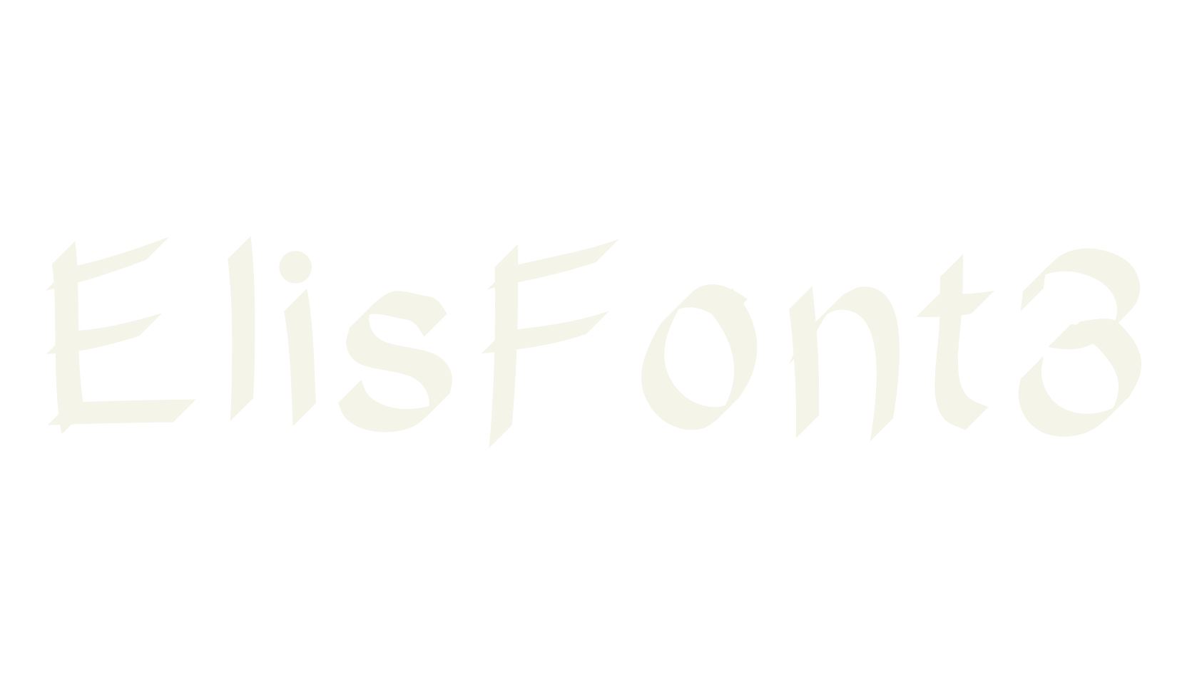 ElisFont3, asia font preview