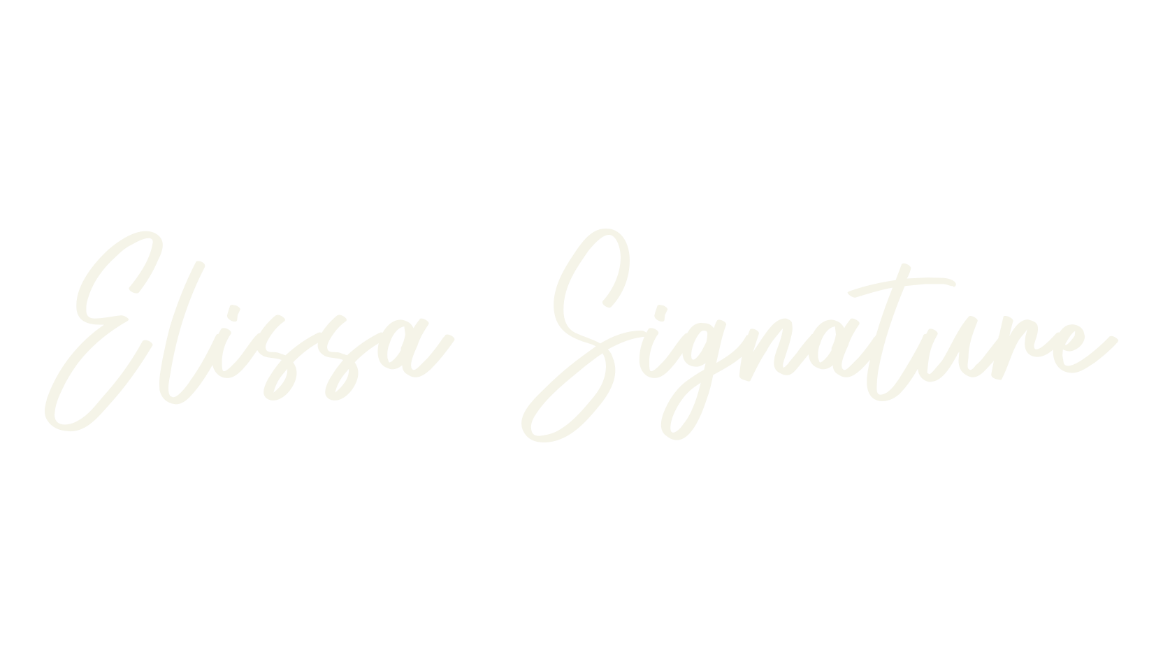 Elissa Signature, bold font preview