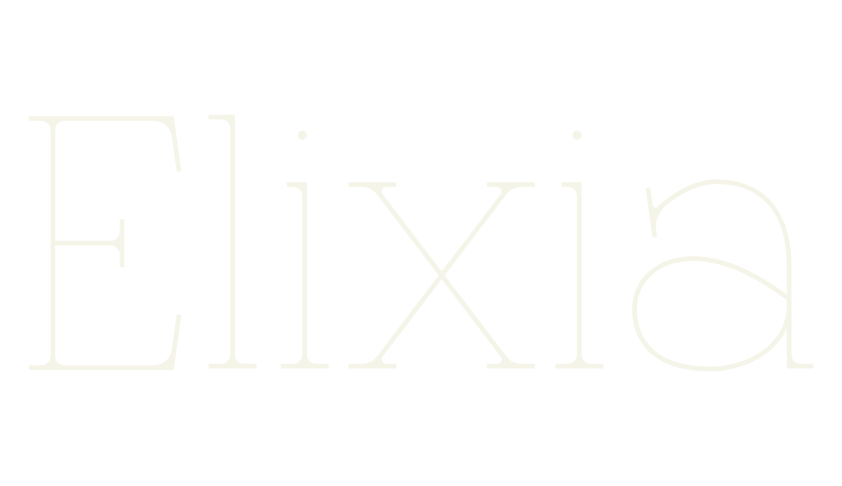 Elixia, instagram font preview