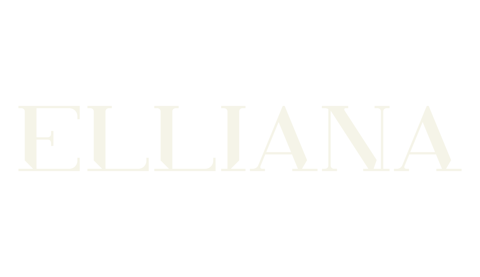 Elliana, lettering font preview