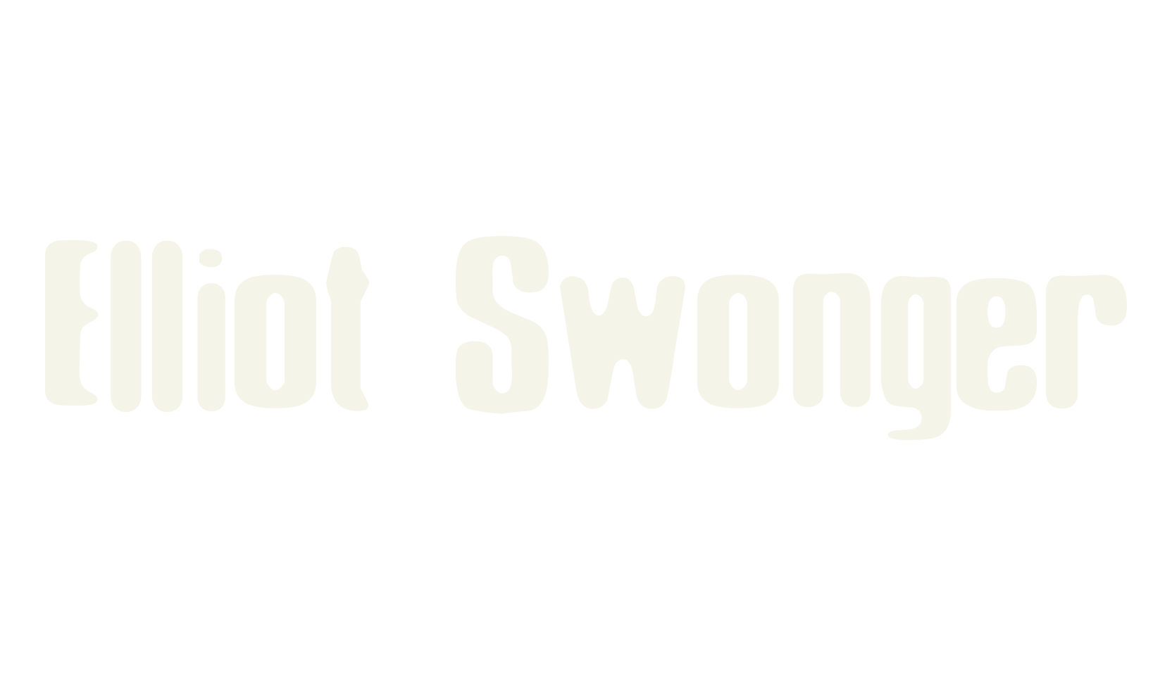 Elliot Swonger, rounded font preview