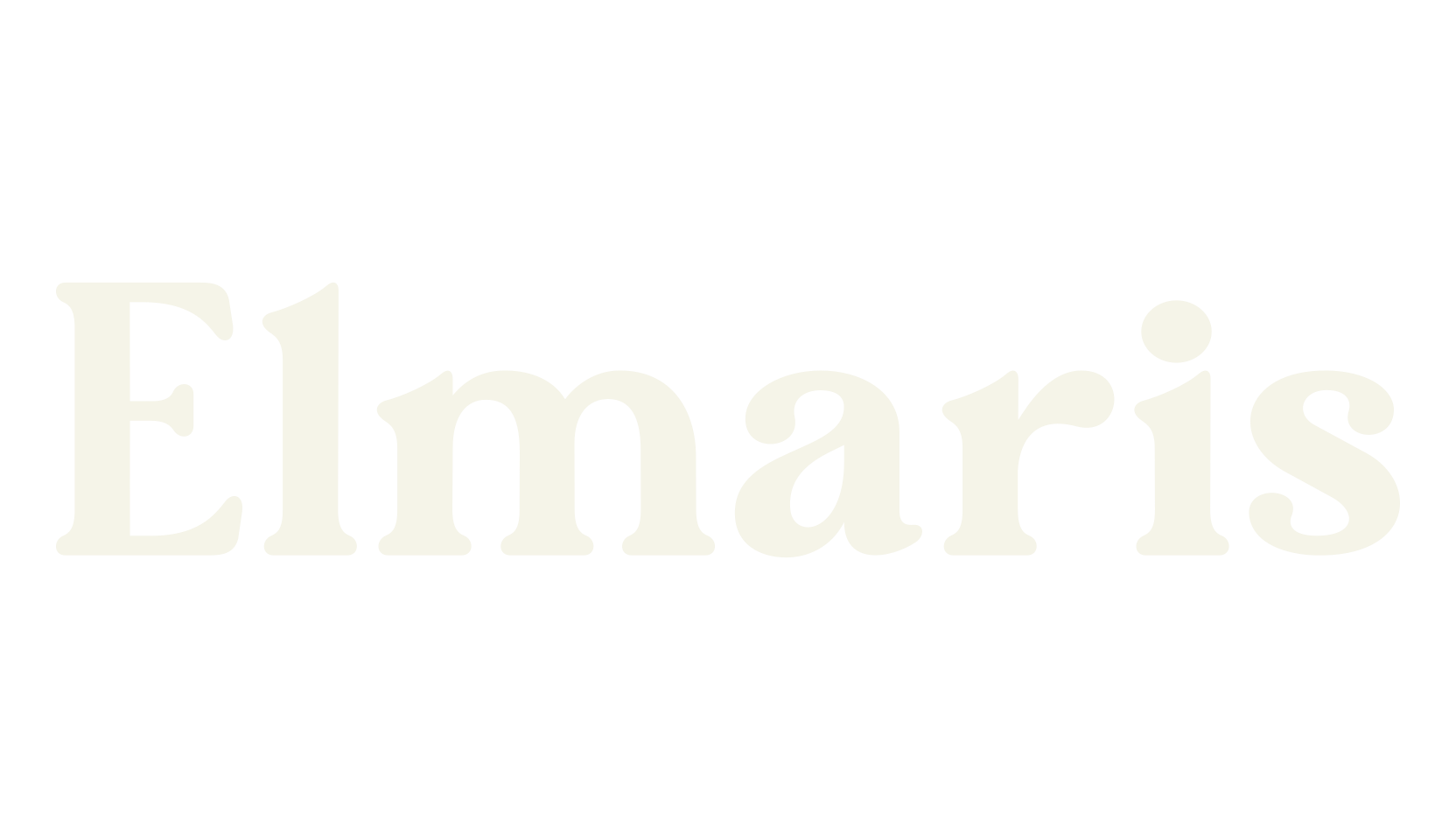 Elmaris, serif font preview