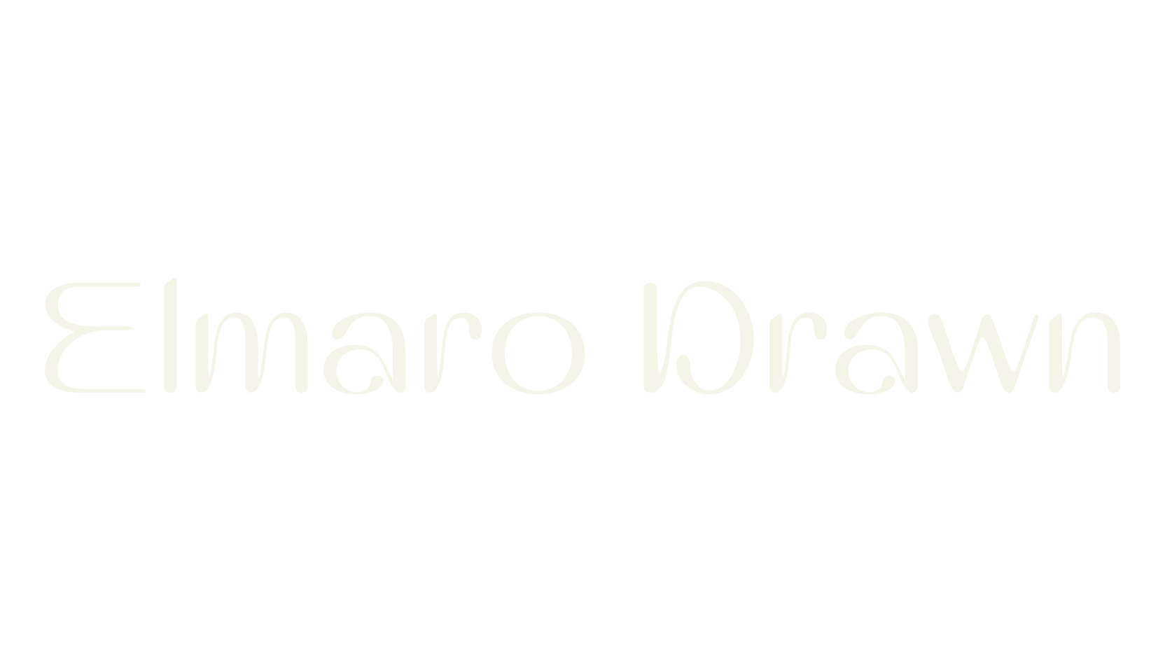 Elmaro Drawn, clean font preview