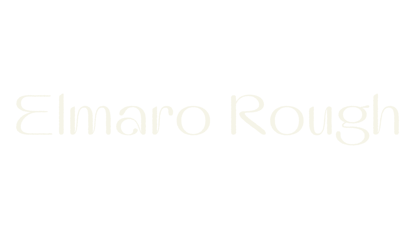 Elmaro Rough, art deco font preview