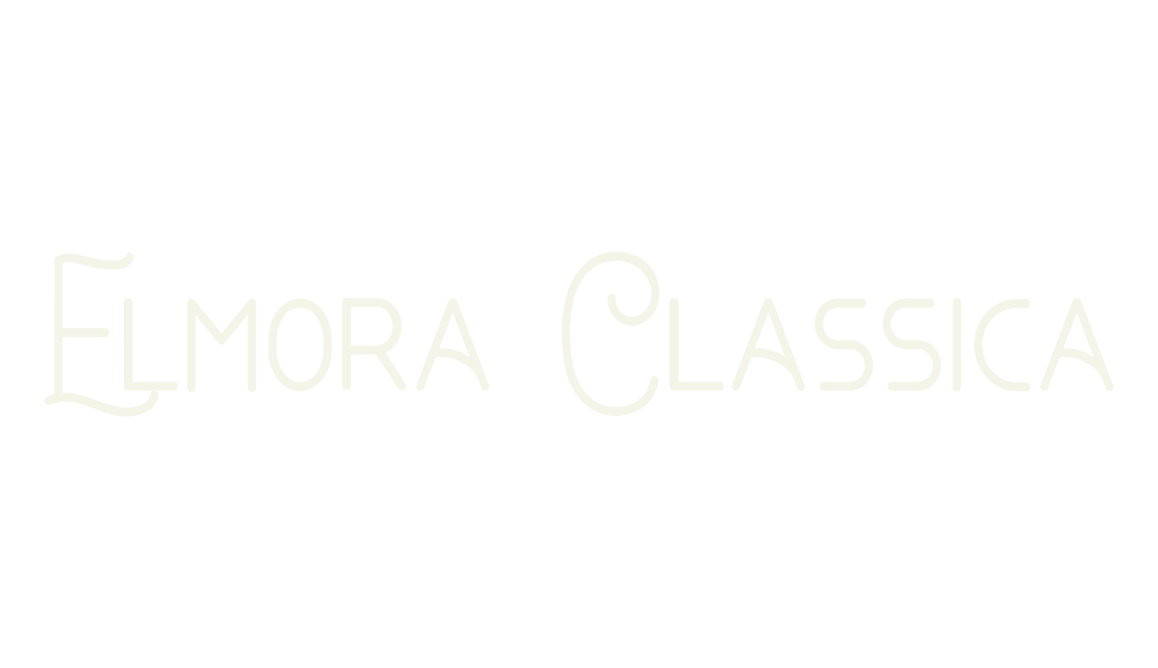 Elmora Classica, hand drawn font preview
