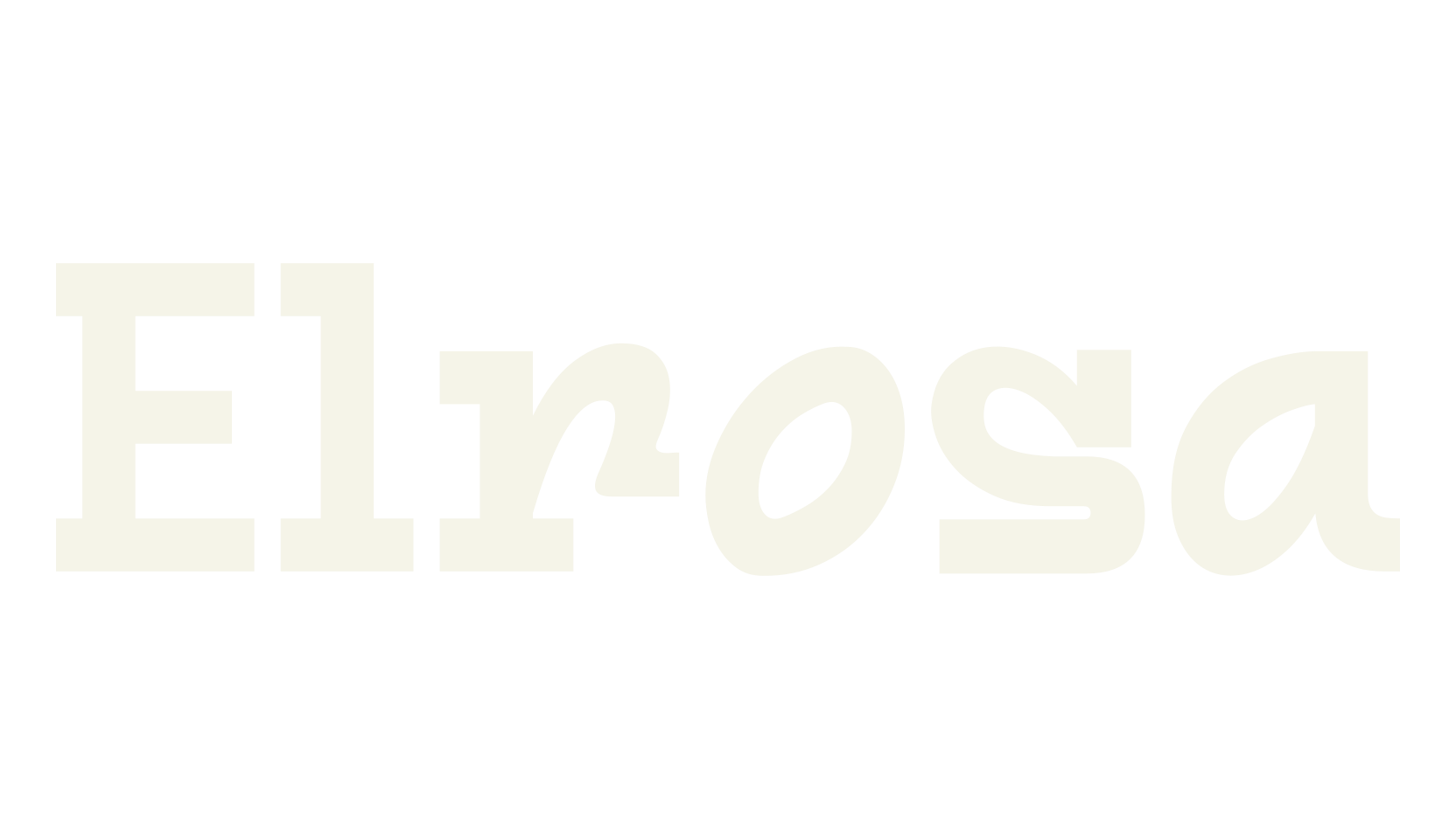 Elrosa, unique font preview