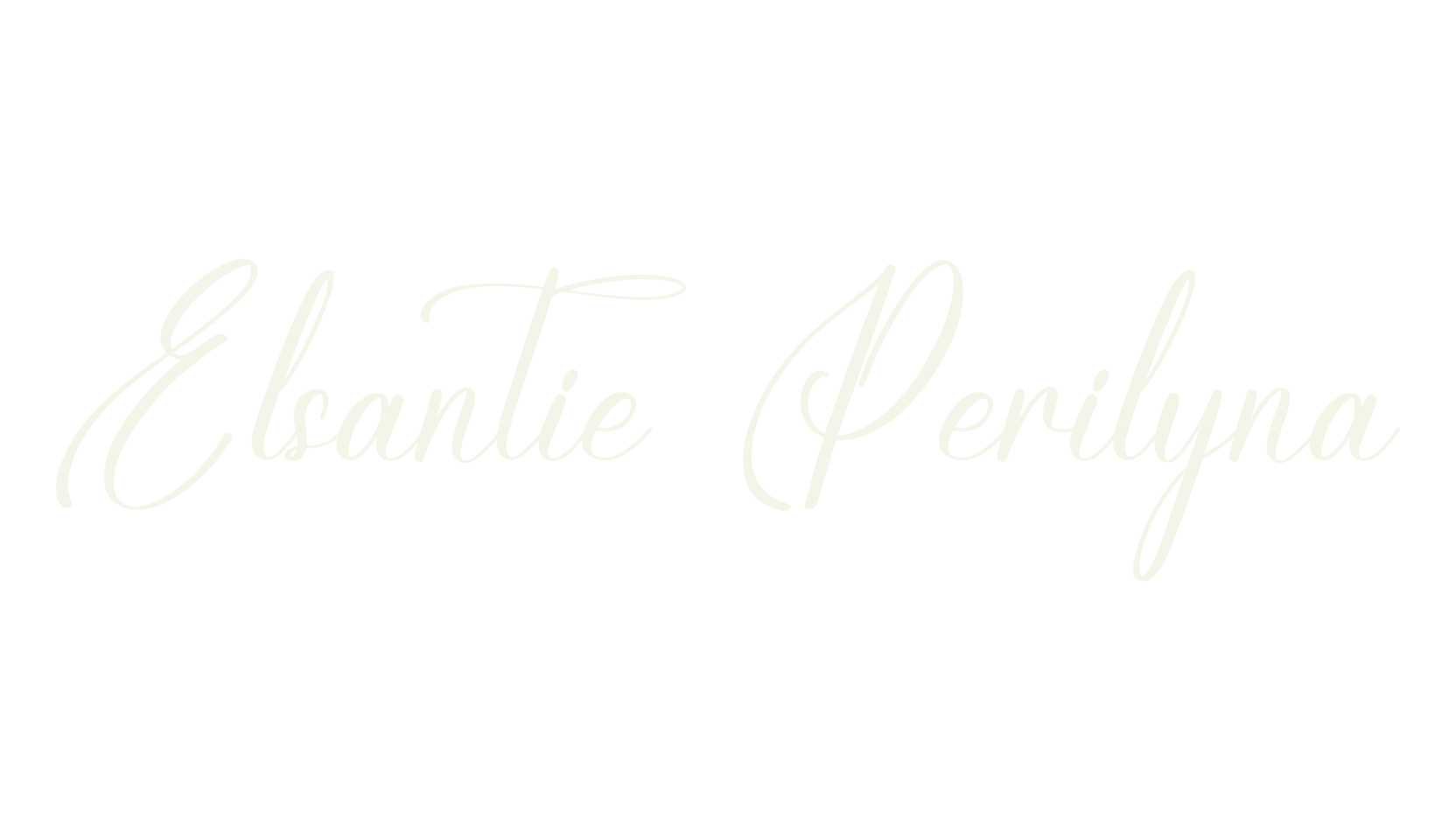 Elsantie Perilyna, script font preview