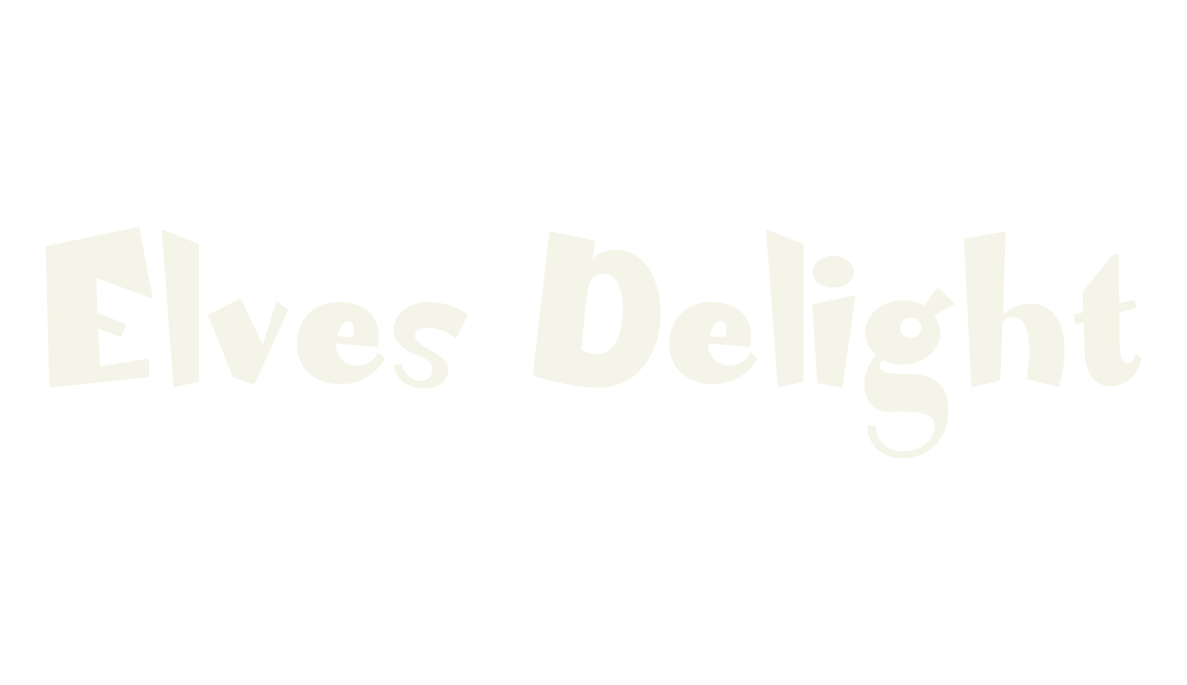 Elves Delight, funky font preview
