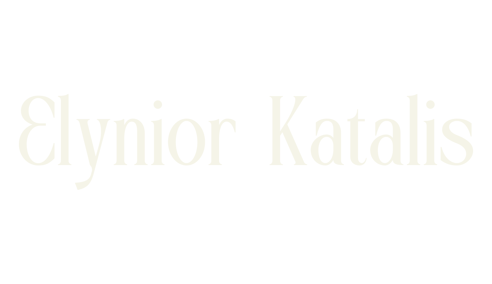 Elynior Katalis, modern font preview