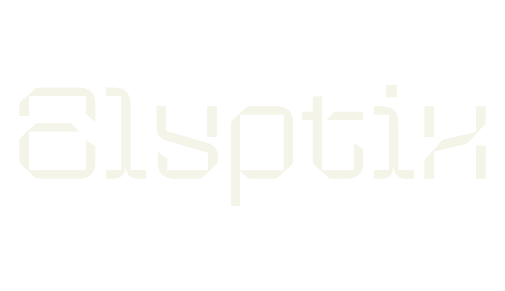 Elyptix, tech font preview
