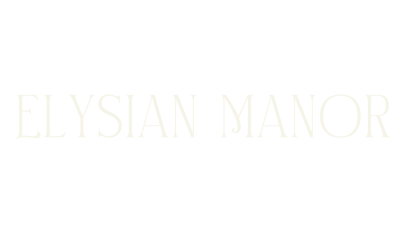 Elysian Manor, sans font preview