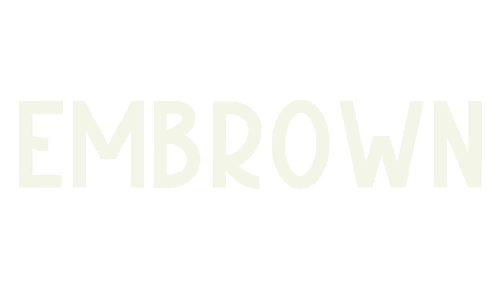 Embrown, sans font preview
