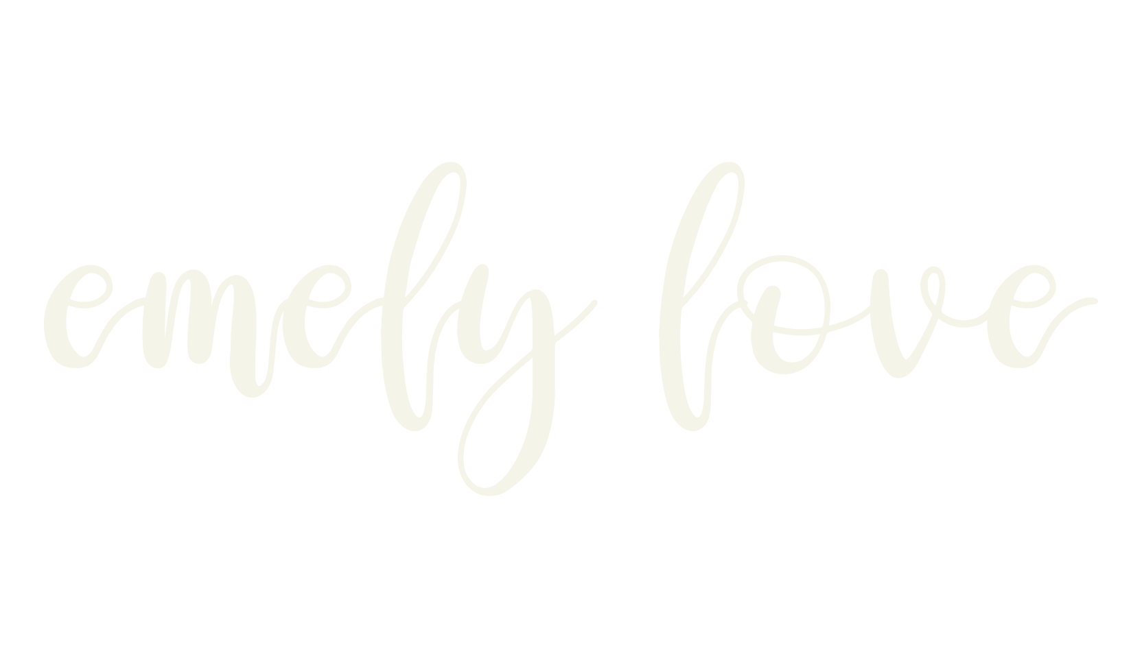 emely love, script font preview