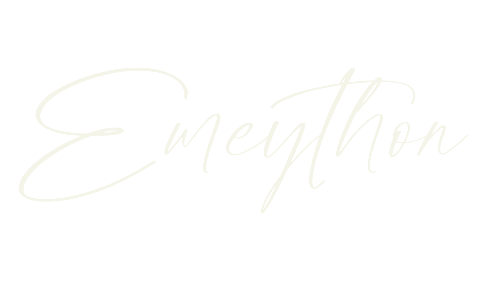 Emeython, script font preview
