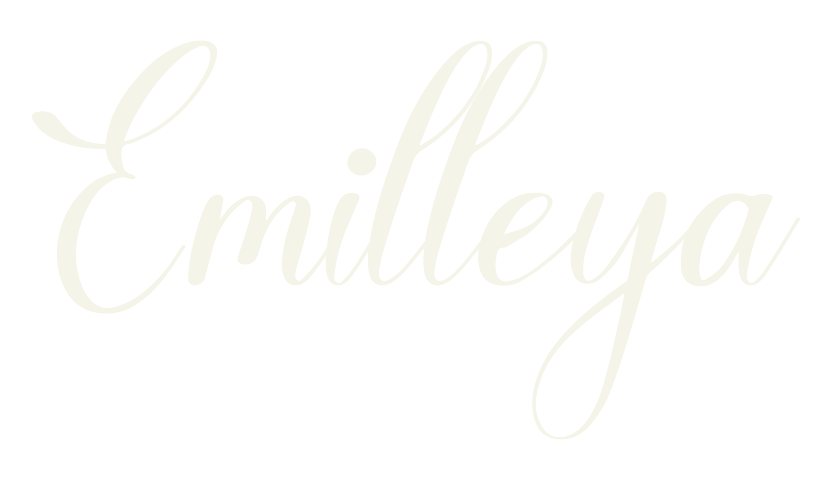 Emilleya, calligraphy font preview