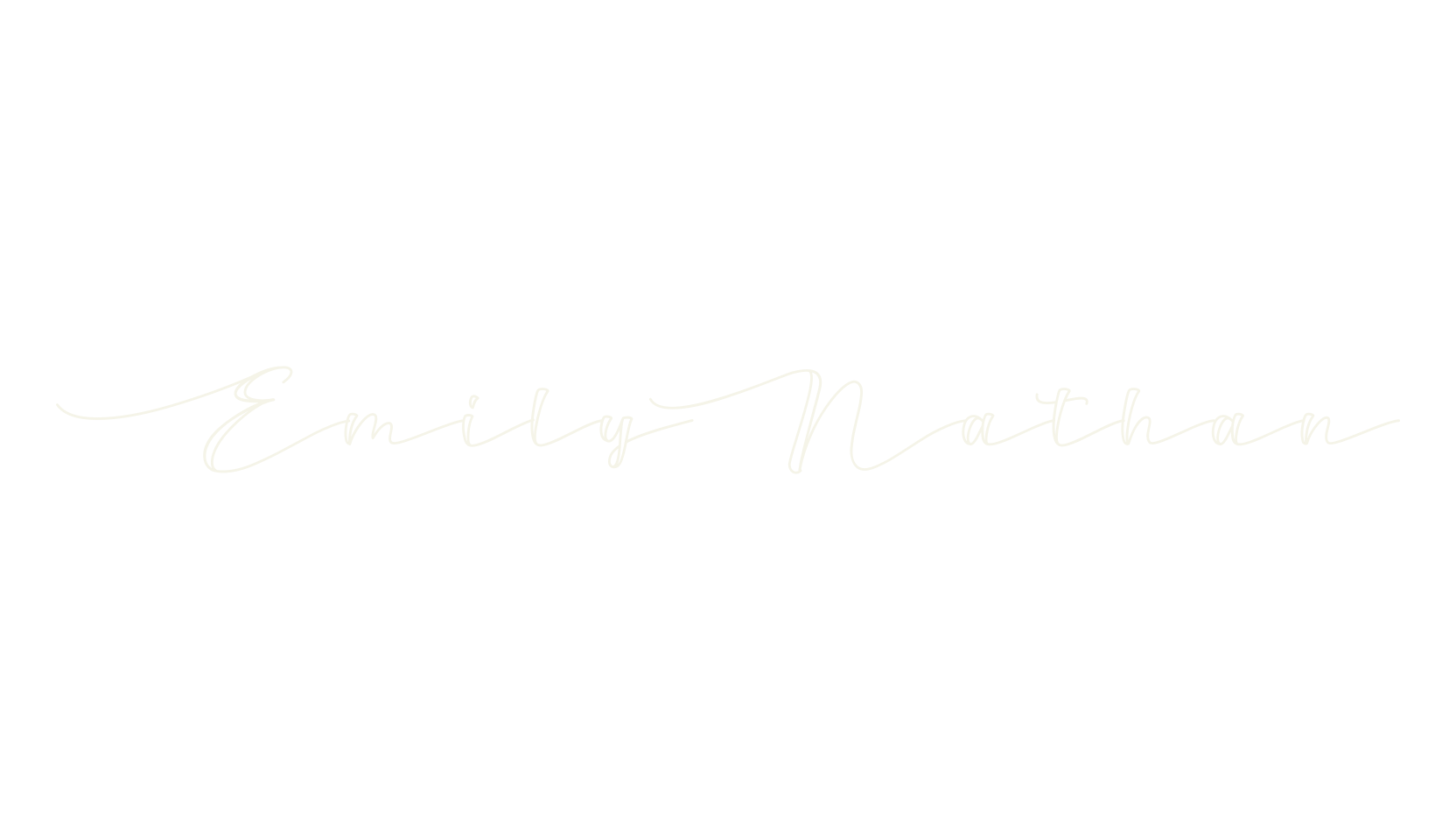 Emily Nathan, cursive font preview
