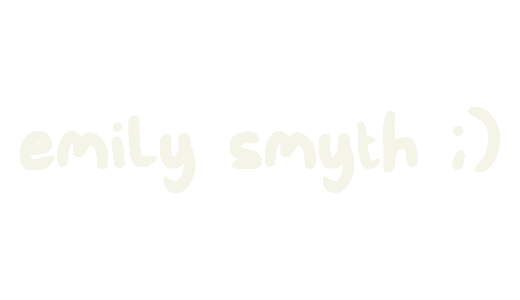 emily smyth ;), marker font preview