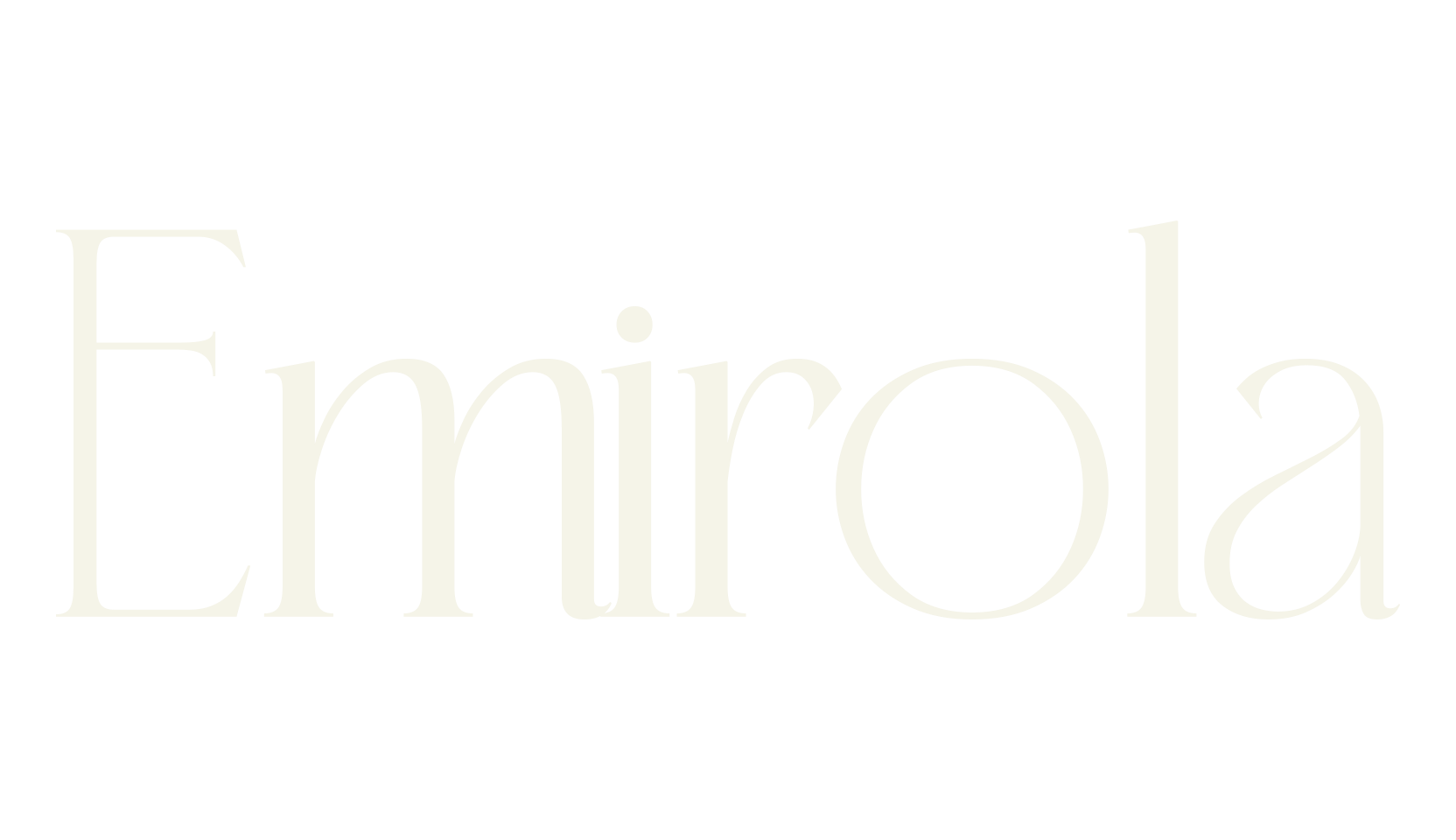 Emirola, jewelry font preview