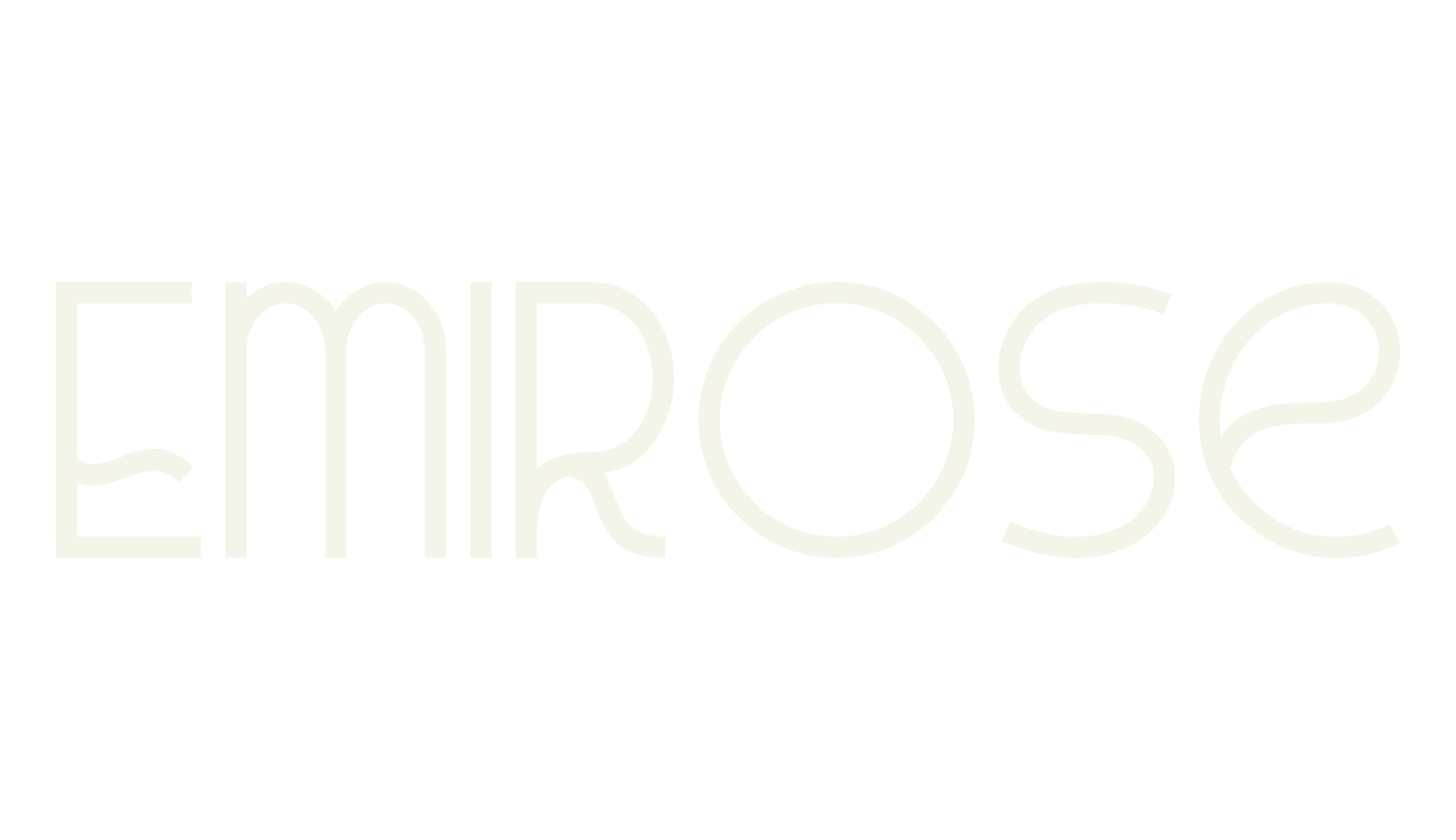 Emirose, art deco font preview